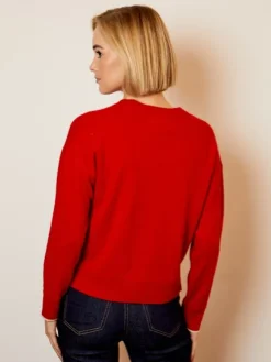Hot V-Neck Cardigan In Sweaters