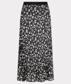 Fashion Wilderness Plisse Satin Skirt In Skirts