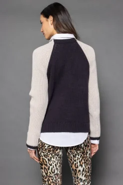 Clearance Zip Me Sweater In Combo Sweaters